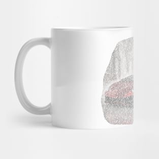 lamborghini typographic art Mug